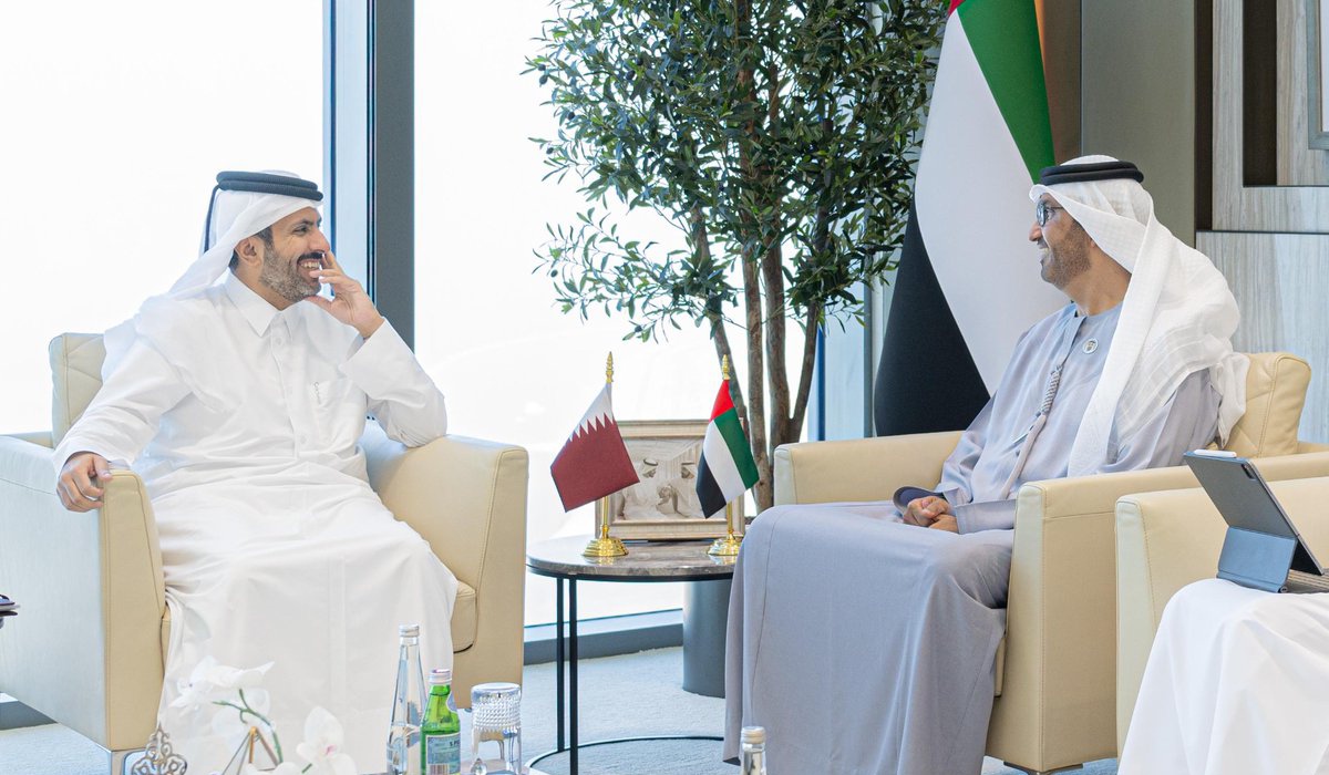 Minister of Commerce and Industry Meets UAE Ministers of Economy, Investment, Industry